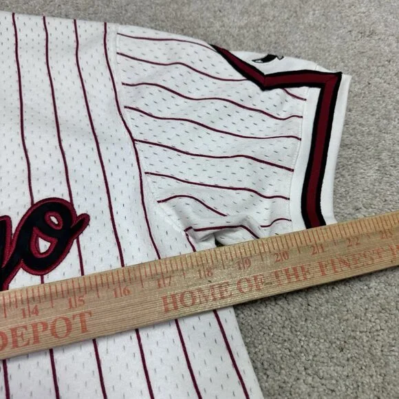 Mitchell & Ness Jersey Red White Chicago Men's Size Small - Picture 4 of 11